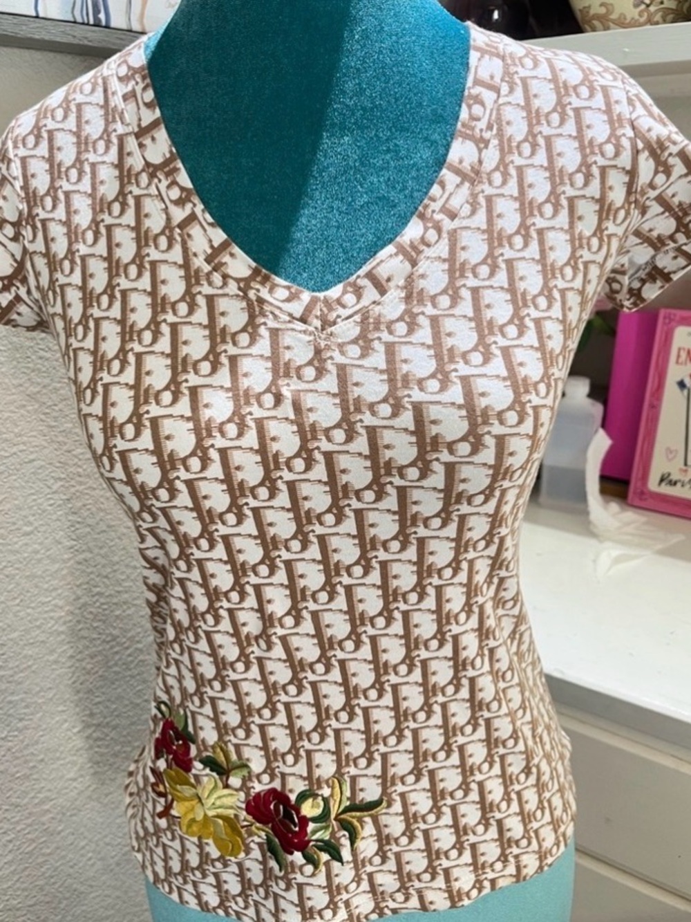 Dior Monogram Floral Top